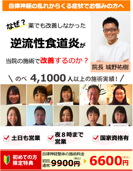 なぜ？病院に行っても改善しなかった逆流性食道炎が当院の施術で改善するのか？